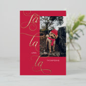 ファララバラエレガント金ゴールド書道ドッグスカーフ 箔シーズンカード (立ち正面)