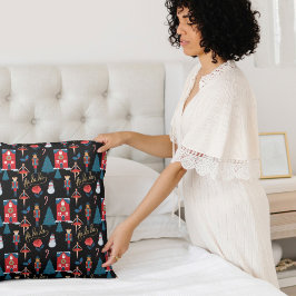 ファララピンクのナツクラッカークリスマスバレエのシーン クッション