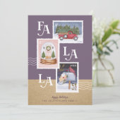 ファララフェスティバルクリスマスシーン切手 シーズンカード (スタンド正面)