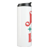 ファララフェスティバルホリデイタイポグラフィデザイン タンブラー (回転左)