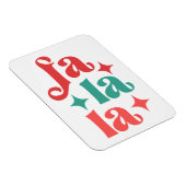 ファララフェスティバルホリデイタイポグラフィデザイン マグネット (右側)