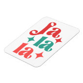 ファララフェスティバルホリデイタイポグラフィデザイン マグネット (左側)