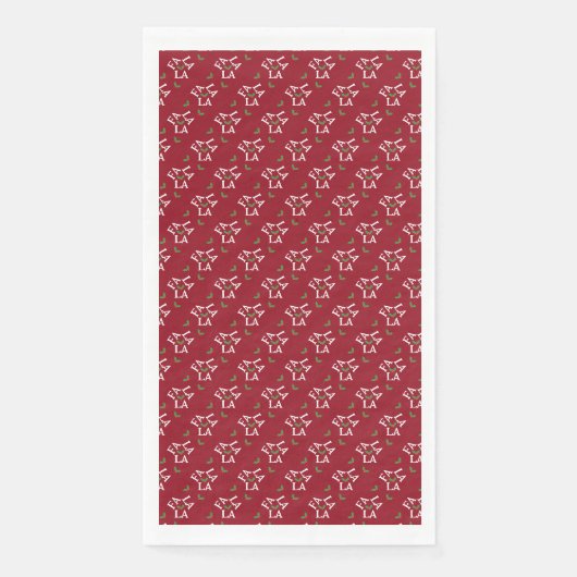 ファララフェスティバルホリークリスマスナプキンス (正面)