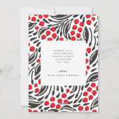 ファララベリーレはっきりしたッドホリデーフォトカード シーズンカード (裏面)