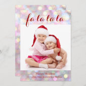 ファララホリデイフォトカード シーズンカード (正面/裏面)