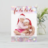 ファララホリデイフォトカード シーズンカード (スタンド正面)