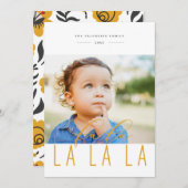 ファララホリデーカラフルフォトカード シーズンカード (正面/裏面)