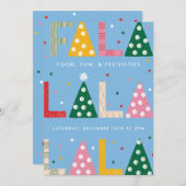 ファララホリデーパーティー招待状 招待状 (正面/裏面)