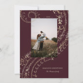 ファララマジカル金ゴールドクリスマスカロルソン1写真 シーズンカード (正面)