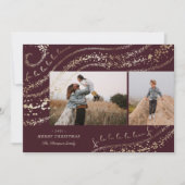 ファララマジカル金ゴールドクリスマスカロル2枚の写真 シーズンカード (正面)