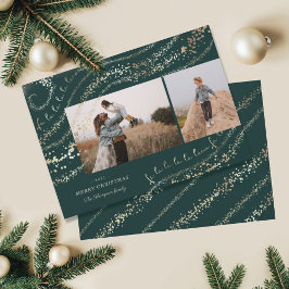 ファララマジカル金ゴールドクリスマスカロル2枚の写真 シーズンカード