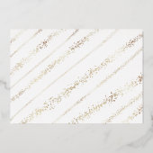 ファララマジカル金ゴールドクリスマスカロル2枚の写真 箔シーズンカード (裏面)