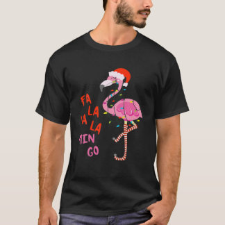 ファララミンゴフラミンゴ，クリスマスクリスマスパヤ Tシャツ