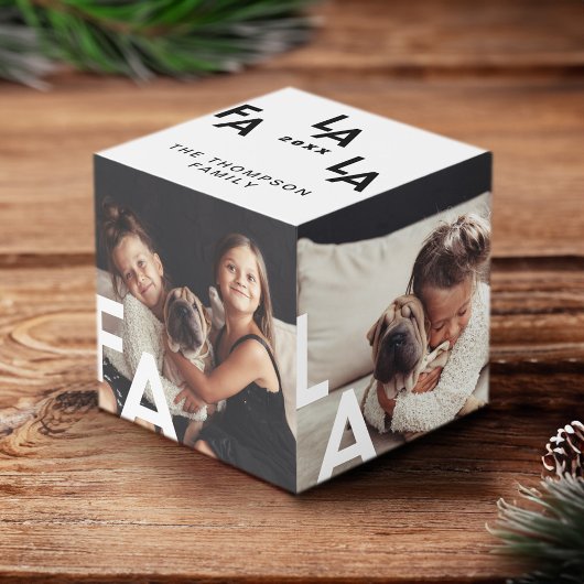 ファララモダンタイポグラフィ フォトキューブ