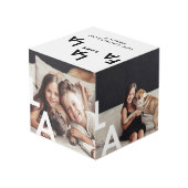 ファララモダンタイポグラフィ フォトキューブ (裏面アングル)