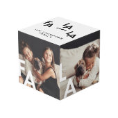 ファララモダンタイポグラフィ フォトキューブ (正面アングル)