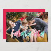 ファラララカラフルホリデーカード シーズンカード (正面/裏面)