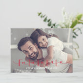 ファラララクリスマスカードフラットホリデーカード シーズンカード (スタンド正面)