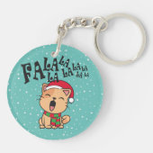 ファラララクリスマスキャットの歌 |キーチェーン キーホルダー (裏面)