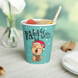 ファラララクリスマスキャットの歌 |紙カップ 紙コップ
