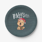 ファラララクリスマスキャットの歌 |紙プレート ペーパープレート (正面)