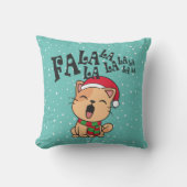 ファラララクリスマスキャット歌唱装飾用クッション クッション (正面)