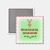 ファラララクリスマスススクエア マグネット (正面/裏面)