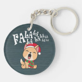 ファラララクリスマスドッグソング |キーチェーン キーホルダー (裏面)