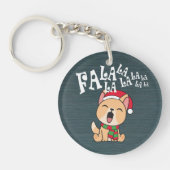 ファラララクリスマスドッグソング |キーチェーン キーホルダー (正面)