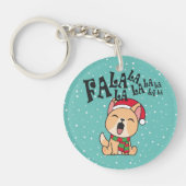 ファラララクリスマスドッグソング |キーチェーン キーホルダー (正面)