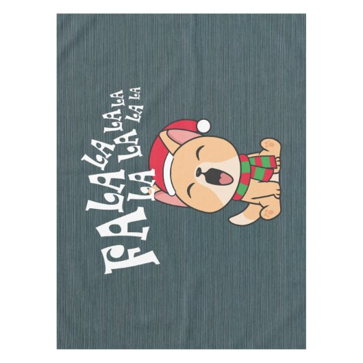 ファラララクリスマスドッグソング |テーブルクロス テーブルクロス (正面)