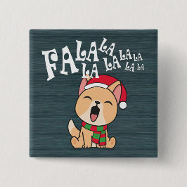 ファラララクリスマスドッグソング |ピンボタン 缶バッジ