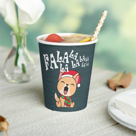 ファラララクリスマスドッグソング |紙カップ 紙コップ (インサイチュ)