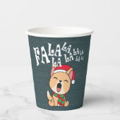 ファラララクリスマスドッグソング |紙カップ 紙コップ (正面)