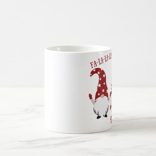 ファラララサンタ格言カスタマイズ コーヒーマグカップ (中央)