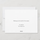 ファラララテおもしろいカフェビジネスホリデーカード シーズンカード (裏面)