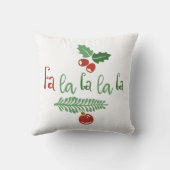 ファラララフェスティバルヴィンテージクリスマスホリデーズ クッション (裏面)