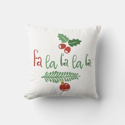 ファラララフェスティバルヴィンテージクリスマスホリデーズ クッション (正面)