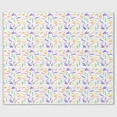 ファラララフェスティバル新年誕生日紙吹雪 ラッピングペーパー (フラット)