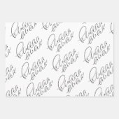 ファラララホリデーラッピング紙 ラッピングペーパーシート (正面3)