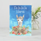 ファラララマかわいいクリスマス シーズンカード (スタンド正面)