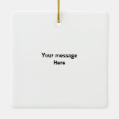 ファラララマキュートセラミックお洒落オーナメント セラミックオーナメント (裏面)