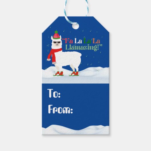 ファラララマクリスマスカロル ギフトタグ (正面)