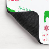 ファラララマホリデーズおもしろいフェスティバルクリスマス マウスパッド (コーナー)