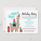 ファラララマホリデーパーティーの招待 招待状 (正面)