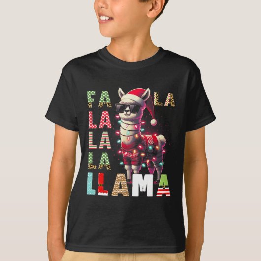 ファラララマラマおもしろいクリスマス動物愛好家 Tシャツ (正面)