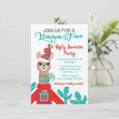 ファラララマ醜いクリスマスセーターパーティー 招待状 (スタンド正面)