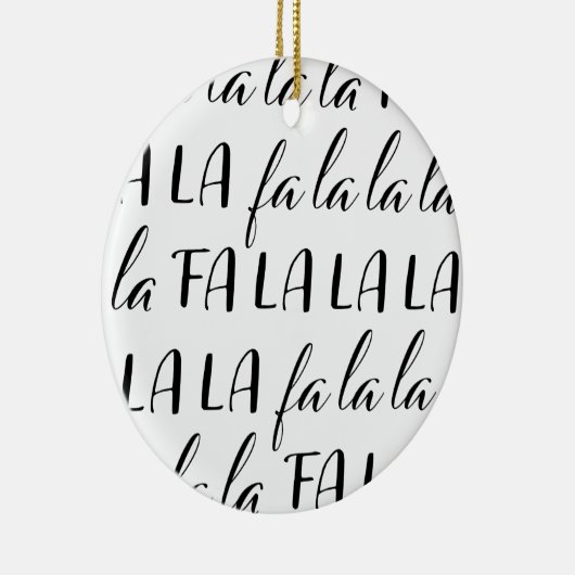 ファララララブラックアンドホワイトサークルオーナメント セラミックオーナメント (右)