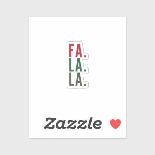 ファララララホリデーデコールおもしろい シール (シート)