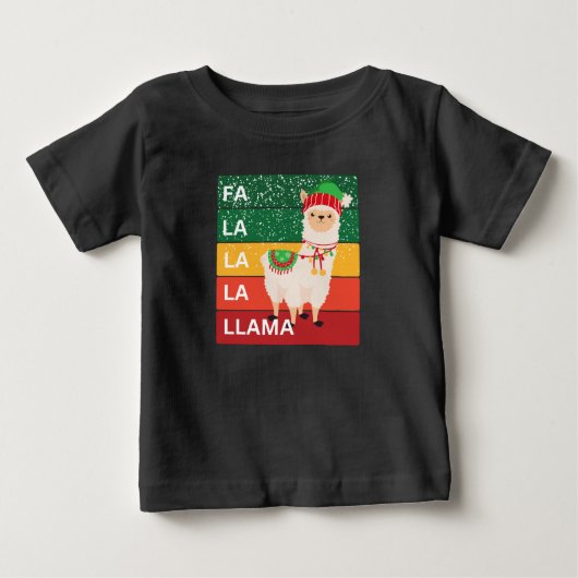 ファララララマ ベビーTシャツ (正面)